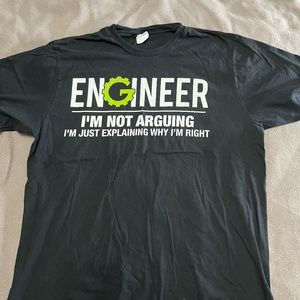 Black Graphic Tee shirt size xl